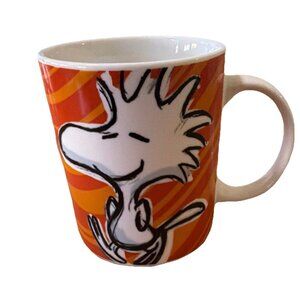Peanuts Mug Woodstock  Sketch Orange Gibson 15 oz